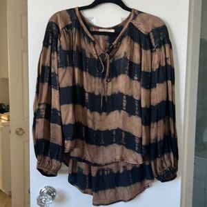 Mes Demoiselles paris float top and skirt brown black